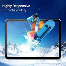 BOLLYMORE High-Definition Tempered Glass Screen Protector, Compatible With Ipad, Ideal Gift For Birthday, Family, And Friends. This Screen Protector And Other Accessories Are Waterproof, Shockproof, Anti-Fall, Anti-Scratch, And Anti-Fingerprint, With Full Coverage Design. Premium - Clear - View 5