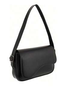 Minimalist, Elegant And Practical Women's Shoulder Bag - Black - View 3
