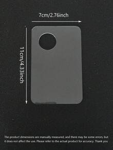 5件/3件/1件透明亚克力化妆调色盘，化妆刷，美甲调色盘，适用于粉底、眼影、睫毛膏、口红和美甲 - 無色 - 查看 7