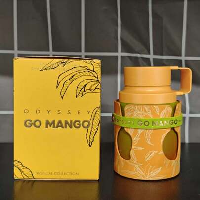 Odyssey Go Mango Tropical Collection Eau De Parfum Spray Long-Lasting Fragrance For Unisex, 3.4 Ounce / 100 Ml Ideal Gift Choice, (Valentine's Day, Halloween, Christmas, Birthday) Gifts