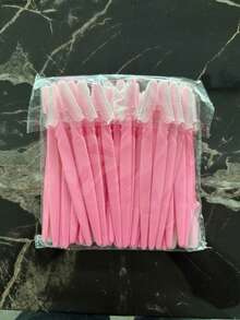 30件套眉毛修剪器套装，长柄修剪器，眉毛修整和去角质美容工具，剃刀，精准去角质工具眉毛修剪器，面部和颈部剃须刀片