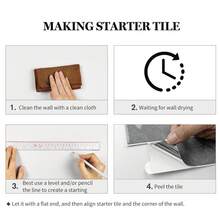 WalDecoo 1/10/20 Sheets Of 11.56" X 8.38" -Subway Tile Peel And Stick Backsplash - Waterproof, Stain-Resistant, Easy DIY Installation.Removable Self Adhesive Wall Tile Sticker Kitchen Bathroom Backsplash For Festival Layout - Multicolor - View 11