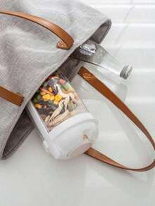 1 Fat Loss Salad Cup, Oat Salad Cup, Yogurt Cup With Spoon Lid, Milk Low Fat Weight Loss Healthy Mason Cup, Portable Slimming Cup, Salad Shaker With Fork - Portable Breakfast Cup, Yogurt, Milk And Other Healthy Lunch Containers, Picnic Lunch Salad Cup, Fitness Low Fat Vegetable Salad Bowl, Portable Fruit And Vegetable Milk Cup, Kitchen Supplies, Kitchen Tools, Back To School Supplies, Suitable For Office Use - White - View 6