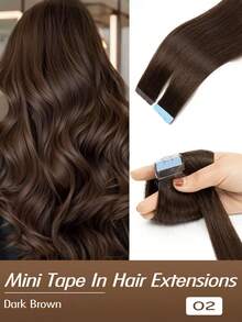 High-Quality Remy Tape In Human Hair Extensions 10pcs 12-22Inch Silky Straight | Invisible Seamless Double-Sided Skin Weft | Beginner-Friendly Easy To Wear & Reusable | Zero Shedding Long-Lasting | Portable Compact For Travel & Touch-Ups | Romantic Length & Volume | Must-Have Hairpieces For Cosplay Character Creation & Daily Fashion Looks