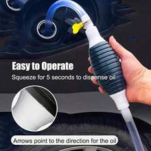 Manual Car Oil Siphon Pump, Essential Car Accessory, Large Capacity, Self-Priming Gasoline Pump, Engine Oil Change, Auto Parts, Car Maintenance Engine Oil Pump