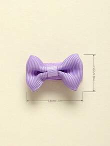 50pcs/Pack Rainbow Color Small Hair Clips, Cute Butterfly Barrettes For Babies, Ideal For Daily Use, Photo Shoots, And Gifts, Suitable For All Year Round - Multicolor - View 2