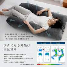 U型、抱枕、冰丝、凉感、孕妇、长条、趴枕、防打鼾、生日礼物、柔软蓬松、夹腿、睡觉、中号M码、靠枕、护腰 - 水色 - チェックする 8