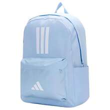 Adidas Three-Stripe Streamlined Logo Polyester Backpack, Women's Pink.