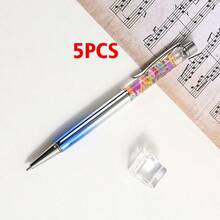 可定制文字/Logo的电镀音符旋转圆珠笔，电镀金属笔杆，可替换笔芯，适用于日常办公、学校、学生、教师使用，也是送给朋友、家人、同事的贴心礼物。 - 彩色 - 查看 17