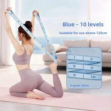 1 pieza Banda de resistencia para piernas y glúteos con diseño de bucle, bandas de ejercicio elásticas para entrenamientos en casa, entrenamiento muscular, estiramiento y yoga, 3 niveles de bandas de resistencia - Multicolor - Ver 20