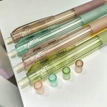 1支符合人体工学的自动机械铅笔，配有0.7毫米和0.5毫米笔芯 - 可替换笔芯绘图套装，提供舒适的握感。 - 彩色 - 查看 5