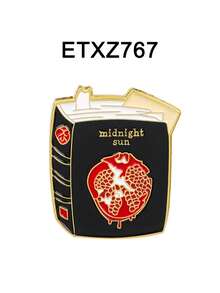 1pc Gothic Vampire & Werewolf Design Enamel Brooch - Durable Zinc Alloy/Silicone Material, Multiple Colors Available, Suitable For Backpacks, Briefcases, Clothes, Gothic Style, High-Quality Brooch, Ideal Choice For Fashion Enthusiasts - Multicolor - View 13