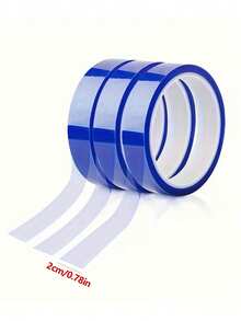 2 Rolls 0.8 Inch X 108 Ft And 0.39 Inch X 108 Ft Heat Sublimation Blank Transfer Tape, High Temperature Resistant Tape, Max Temp 250°C (248.9°F), Suitable For Heat Sublimation Printing, Heat Transfer, Heat Press Vinyl Imprinting, Gifts For Father's Day, Mother's Day, Christmas, Thanksgiving, Halloween, Valentine's Day (1 Roll/2 Rolls)