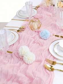 1 件波西米亚风格棉布桌旗，120 英寸（10 英尺），适用于派对、婴儿派对、家居装饰、节日装饰 - 彩色 - 查看 42