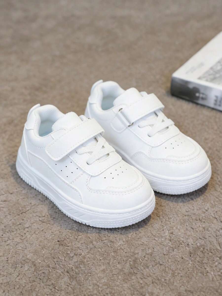 FZ Zapatos deportivos para niños, zapatos de otoño 2025 nuevos para niñas, zapatos para niños, zapatos de primavera para niños, zapatillas de primavera para niños pequeños - Blanco - Ver 1