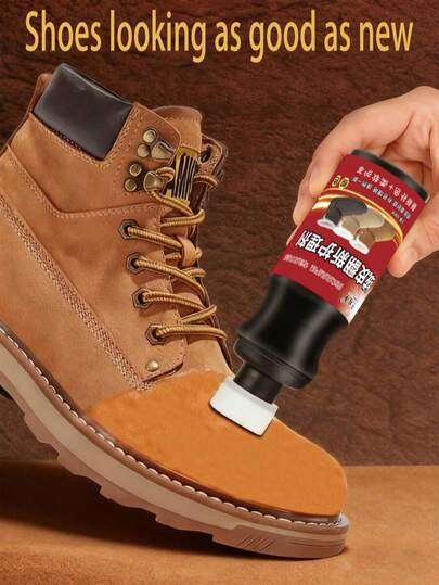 100ml Suede Leather Cleaner & Conditioner, Restores Color, Renews Black Matte Shoes, Cleaning Solution For Nubuck & Suede,Shoe,Spring Summer Picks,Brides Maid Gifts,Room,Bedroom Decor,Beach,Travel,For Men,For Women,Vacation