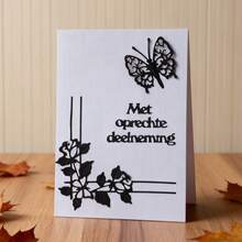 创意花叶金属切割模具，DIY剪贴簿相册和压花模板，贺卡制作工具，卡片纸切割工艺品，礼品卡制作模板模切。