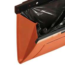 Car Seat Back Magnetic Waterproof Leather Trash Bag Organizer - Car Seat Back Magnetic Waterproof Leather Storage Bag - View 10