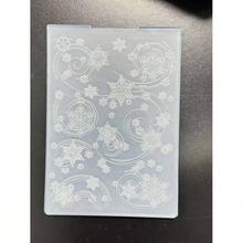 3D Snowflakes Textured Plastic Embossing Folders Card Making Or Journaling 3 D Merry Embossing Folder Paper Crafting Home Decoration 5 Inchx7 Inch - Xmas Ornaments - View 6