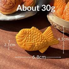 日式烤鲷鱼仿真小吃模型样品装饰及拍摄道具 生日礼物 - 圣诞礼物 完美礼物 - 彩色 - 查看 9