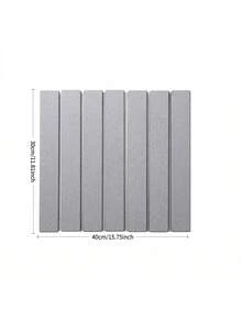 1pc Foldable Self-Cleaning Kitchen Countertop Draining Mat, Silica Gel Quick-Dry Square Non-Slip Heat-Resistant Tableware Draining Mat For Bathroom Countertop, Cup Coaster And Splash Guard - Multicolor - View 11