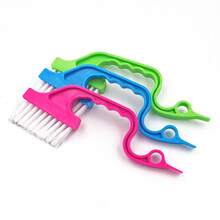 Household Soft-Bristled Shoe Brush With Long Handle Bathroom, Non-Damaging Shoe Brush, Cleaning Shoes And Clothes, Multifunctional Cleaning Brush - Blue - View 4