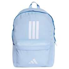 Adidas Three-Stripe Streamlined Logo Polyester Backpack, Women's Pink.