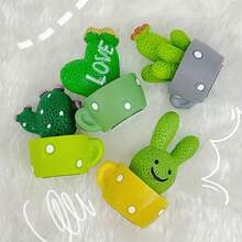 仿真仙人掌汽车装饰，办公电脑外设装饰品，微景观装饰品，苔藓多肉植物装饰 - A - 查看 4