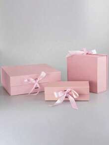 Rectangular Folding Gift Box With Magnetic Lid, Suitable For Groomsman Proposal Box, Wedding, Birthday, Anniversary, Holiday Party, Valentine's Day And Other Occasions - Multicolor - View 2