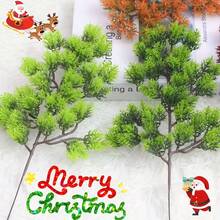 Artificial Pine Branch, Pine Needle Welcoming Pine Branch For Landscaping, Green Plant, Pine Branch With Fruit, Artificial Tree Branch - Multicolor - View 8