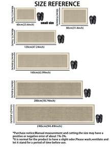 【热销！】1 件装柔软橡胶亚麻厨房地垫，3.5 毫米厚厨房地毯，现代简约风格厨房吸水地垫，大尺寸地毯，包边防止脱皮，吸水易清洁，亚麻表面，泡沫中间层，橡胶底部，适用于厨房地毯、厨房装饰、婚礼装饰、家居装饰、浴室地垫、玄关地垫、洗衣房地垫、走廊地毯、客厅地垫等。 - 彩色 - 查看 4
