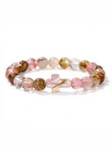 Natural Stone Turquoise, Volcanic Agate, Cross Bracelet, Popular Cross-Border E-Commerce Item - Bracelet - View 27