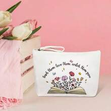 Teacher Appreciation Gifts Women Teacher Pencil Pouch Bag Cosmetic Bag Back To School Gifts Preschool Teachers Colorful Flower - Colorful Flower - View 5