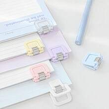 4/6pcs Multi-Functional Mini Clips - Minimalist Paper Clips, Note Clips, Test Paper & Document Organizers, Fashionable Stationery, Reliable Fasteners, Suitable For Office, School, Home