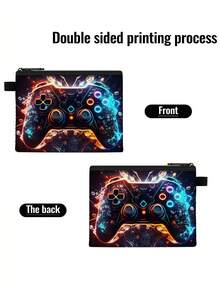 Kids Game Pattern Wallet - Mini Coin Purse, Suitable For Boys And Girls - Cute And Durable Children's Zipper Wallet - Great For School, Travel And Daily Use (5.5 Inches X 4.3 Inches) - one-size - View 9