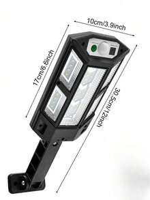 43 LED Holofote Solar de Ângulo Amplo, Luz de Rua Solar Externa, Lâmpada de Estrada Externa 43 LED Crepúsculo à Alvorada, Luz de Rua Solar À Prova d'Água com Sensor de Movimento, Luz de Jardim com Controle Remoto - Luz solar com 43 lâmpadas - Visão 5