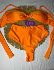 Trilobal Sport Bikini Set With Knot Top And Hot Pant Bottoms – Comfort And Style For Summer - 查看 3