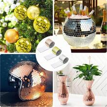 5x5mm Self-Adhesive Acrylic Mirror Tiles, Mini Square Sticky Back Mosaic For DIY Disco Ball, Art Crafts, Home Interior Wall Decor - 銀色 - 查看 6