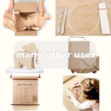 SMART&CASUAL 15\ X 450\ (37.5') Kraft Paper Roll For Art Craft Supplies Gift Wrapping Moving PacFKing  Painting Drawing Paint Easel Poster Chart Paper (Dark Green, 15\ W X 450\ L (37.5')) - 深綠色 - 查看 6