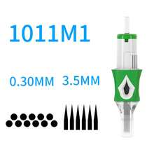 20 cartuchos de agulhas para tatuagem - Agulhas redondas padrão para contorno, compatíveis com máquinas de tatuagem rotativas tipo caneta, modelos RM e M1, alta qualidade e durabilidade, cores sortidas (azul, amarelo) - Suprimentos profissionais para tatuagem, embalagem vibrante, cartucho de alta qualidade. - Azul - Ver 11