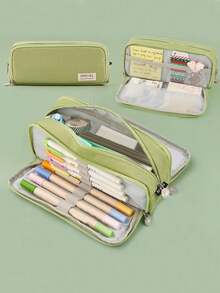 日韩风多色大容量铅笔盒、文具盒、笔袋，送给学生、男孩女孩的返校礼物，返校用品，铅笔袋，书包