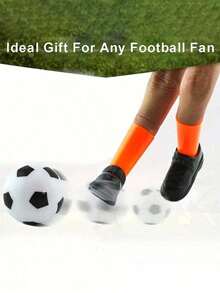 7件套手指足球游戏套装，含2个迷你球门，趣味家庭聚会手指足球玩具，减压桌面互动体育游戏，派对礼物，生日礼物 - 彩色 - 查看 8