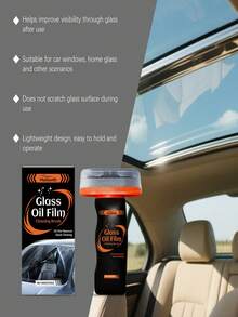 Homonth Glass Cleaning Brush, Windshield Rearview Mirror Water Stain Dirt Cleaning Shine Cleaner/Car Window Glass Decontamination Cleaning Renovation Maintenance Clear Vision/Kitchen Transparent Glass/Household Glass, Random Old And New Models - Multicolor - View 3