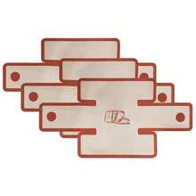 1/2/3/4/5/6pcs Multi-Functional Baking Mat | Non-Stick & Easy Release Material 9x5 Inch - Heat Resistant Up To 450°F Bread Liner, Fits Bread Pans, Convenient To Use By Lining Mold And Placing Dough, Reusable And Pan Protecting - Multicolor - View 16