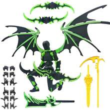 1PC 13-Jointed Posable 3D Printed Figurine Collection (3D Printed Material Is Relatively Fragile And Easy To Break, Please Handle With Care, Requires Trimming And Assembly) - Collectible, Birthday Gift, Easter Gift, Halloween Gift, Christmas Gift, Perfect Gift - Multicolor - View 5