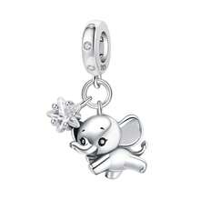 Cute Panda Animal 925 Sterling Silver Charms For Bracelets And Necklace Dangle Pendants Butterfly Elephant Dog Bead Jewelry Present For Women Family Friends - 小象飾品 - 查看 1