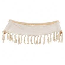 Natural Wood Cat Wall Shelf, Tasseled Cat Perch, Sisal Cat Ladder, Cat Hammock - Cat Wall Furniture For Playing, Climbing And Resting - Multicolor - View 6