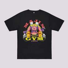 MAJIN BUU GYM OVERSIZED T-SHIRT - Black - View 2
