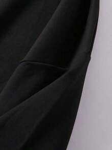 Una sudadera con capucha cálida con diseños creativos y personalizados. Perfecto para usar en otoño e invierno. - Negro - Ver 7