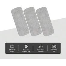 New  3-Pack Replaceable , Magnetic Whiteboard Eraser , Designed For  Replaceable Dry Erase Board Eraser, Intended For Classroom, Home And Office Use - 3-pack Felt Pads Refill - View 2